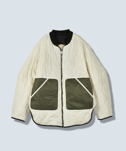 REVERSIBLE MIXED FABRIC CT（ノーカラーコート）｜OMMO（オーエム