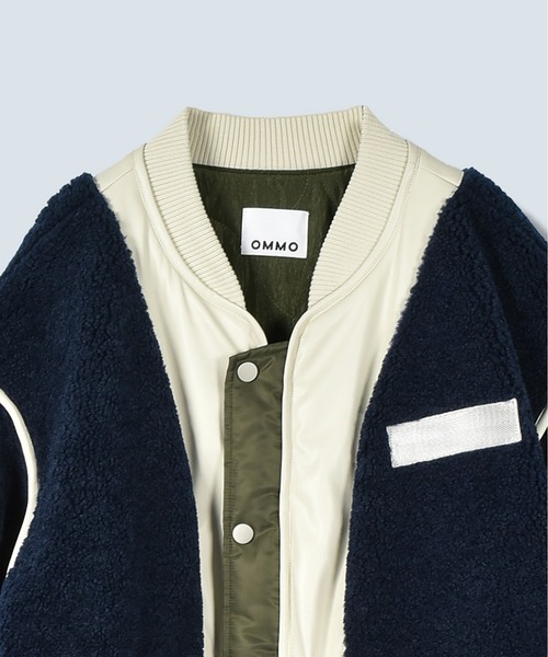 REVERSIBLE MIXED FABRIC CT（ノーカラーコート）｜OMMO（オーエム