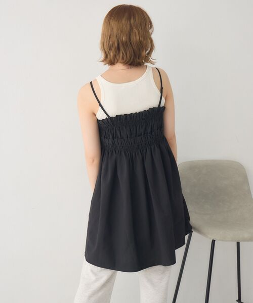 RETRO GIRL(レトロガール)の「キャミフリルチュニックOP(ワンピース・レディース・ホワイト/ブラック・FREE)」の19枚目の写真