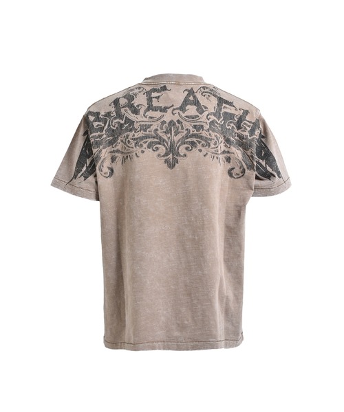 BREATH(ブレス)の「SKULL WING LOGO TEE(Tシャツ/カットソー・メンズ・ブラック/ブラウン・XX-LARGE/X-LARGE/MEDIUM/LARGE)」の6枚目の写真