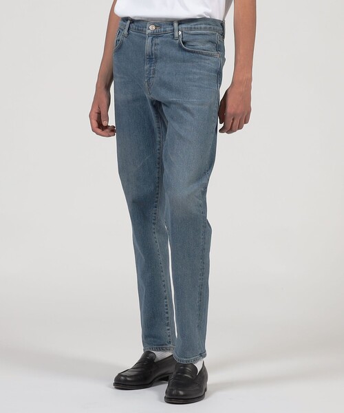 EDWIN(エドウィン)の「【別注】EDWIN REGULAR TAPPERD USED デニムパンツ(デニムパンツ・メンズ・ブルー・29/31/33)」の2枚目の写真