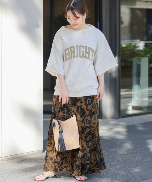 コントラストフラワープリントパンツ レリューム 2025 JOURNAL STANDARD relume｜《追加3》コントラストフラワー