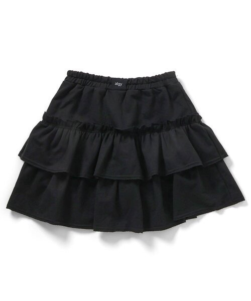 algy(アルジー)の「カットソーフリルスカパン(スカート・キッズ・ブラック/グレー・XX-SMALL/X-SMALL/MEDIUM/SMALL)」の12枚目の写真