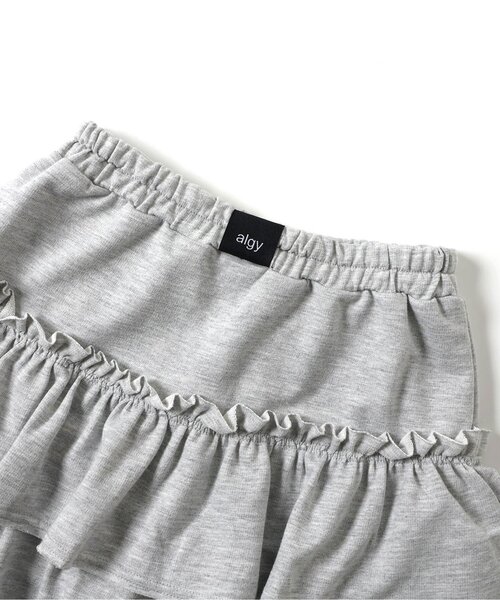algy(アルジー)の「カットソーフリルスカパン(スカート・キッズ・ブラック/グレー・XX-SMALL/X-SMALL/MEDIUM/SMALL)」の4枚目の写真