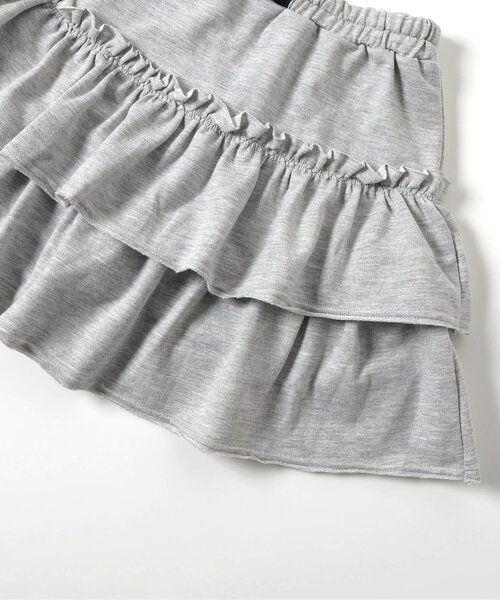 algy(アルジー)の「カットソーフリルスカパン(スカート・キッズ・ブラック/グレー・XX-SMALL/X-SMALL/MEDIUM/SMALL)」の6枚目の写真