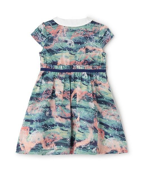 sense of wonder（センスオブワンダー）の「オーロラ・スカイワンピース【日本製】（ワンピース・キッズ・ブルー/ミント・90cm/110cm/120cm/100cm/80ｃｍ/130cm）」の4枚目の写真