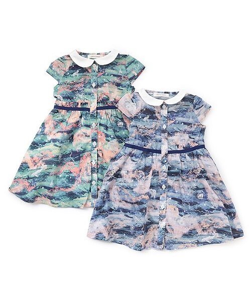 sense of wonder（センスオブワンダー）の「オーロラ・スカイワンピース【日本製】（ワンピース・キッズ・ブルー/ミント・90cm/110cm/120cm/100cm/80ｃｍ/130cm）」の10枚目の写真