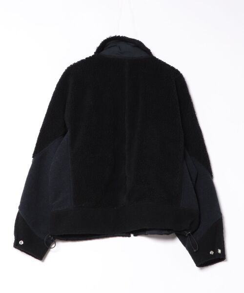 MIDWEST（ミッドウエスト）の「TOGA VIRILIS Wool jersey blouson（ブルゾン・メンズ・ブラック/ベージュ・46/48）」の3枚目の写真