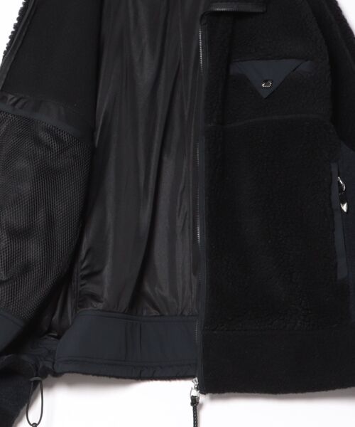 MIDWEST（ミッドウエスト）の「TOGA VIRILIS Wool jersey blouson（ブルゾン・メンズ・ブラック/ベージュ・46/48）」の4枚目の写真