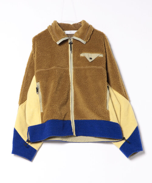 MIDWEST（ミッドウエスト）の「TOGA VIRILIS Wool jersey blouson（ブルゾン・メンズ・ブラック/ベージュ・46/48）」の7枚目の写真