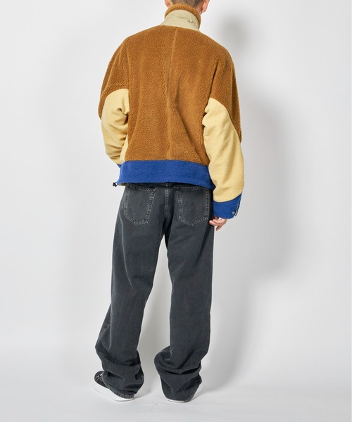 MIDWEST（ミッドウエスト）の「TOGA VIRILIS Wool jersey blouson（ブルゾン・メンズ・ブラック/ベージュ・46/48）」の5枚目の写真