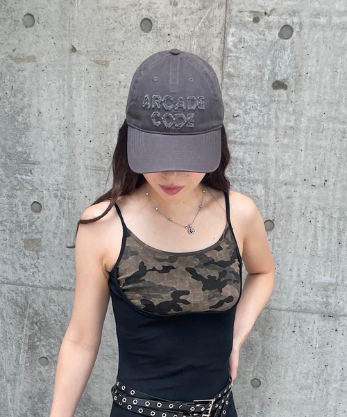 ROGER AND RAW(ロジャーアンドロウ)の「パッチ付きキャップ(キャップ・レディース・チャコールグレー/ブラック/ベージュ・FREE)」の8枚目の写真
