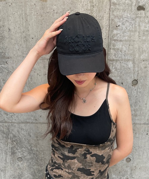 ROGER AND RAW(ロジャーアンドロウ)の「パッチ付きキャップ(キャップ・レディース・チャコールグレー/ブラック/ベージュ・FREE)」の7枚目の写真