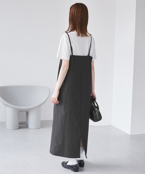 ROPE' PICNIC（ロペピクニック）の「ストライプアイラインキャミワンピース/セットアップ対応（ワンピース・レディース・ライトグレー/ネイビー・FREE）」の20枚目の写真