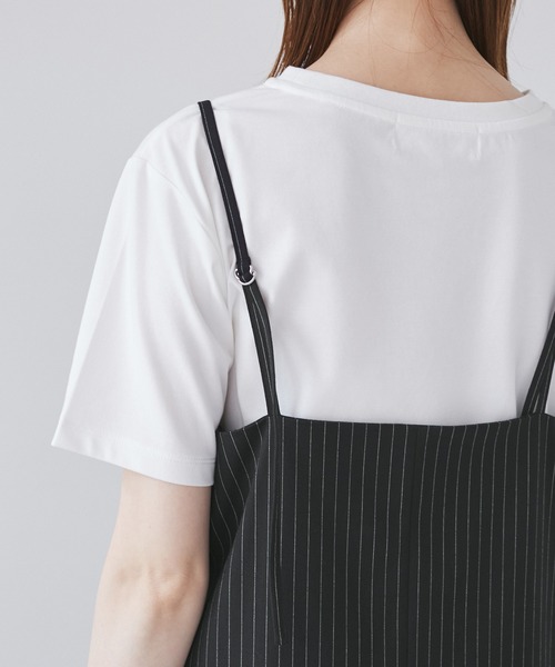 セール】ストライプアイラインキャミワンピース/セットアップ対応