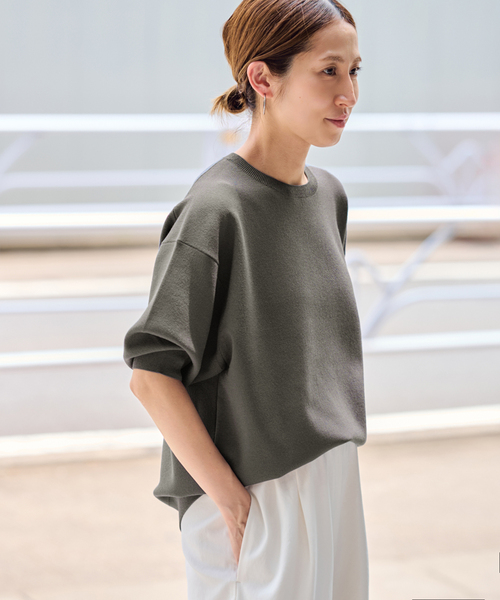 ≪WEB限定 / 追加≫ウォッシャブルスムースプルオーバー 3