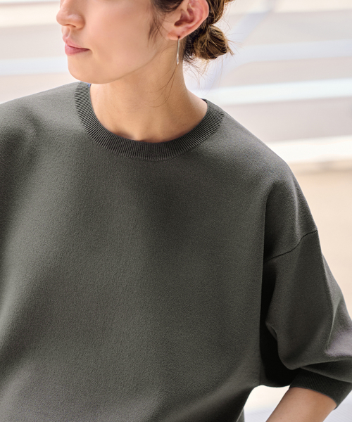 ≪WEB限定 / 追加≫ウォッシャブルスムースプルオーバー 3