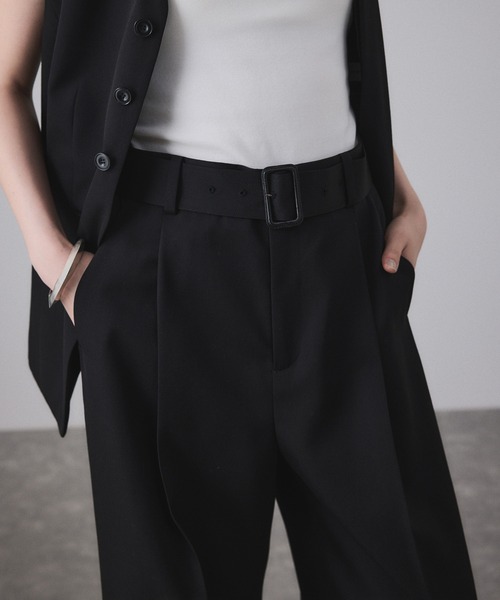 ADAM ET ROPE NIKKE/スラックスパンツ ADAM ET ROPE' スラックス パンツ NIKKE GABARDINE SLACKS