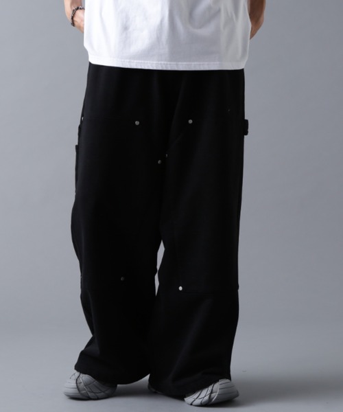 DankeSchon/ダンケシェーン/480HW SWEAT W-KNEE PAINTER PANTS