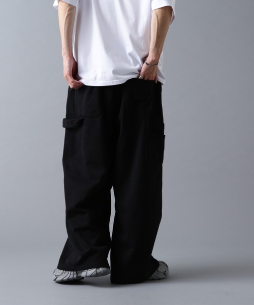 DANKE SCHON(ダンケシェーン)の「DankeSchon/ダンケシェーン/480HW SWEAT W-KNEE PAINTER PANTS(スウェットパンツ・メンズ・ブラウン/ブラック・S/M/L)」の5枚目の写真