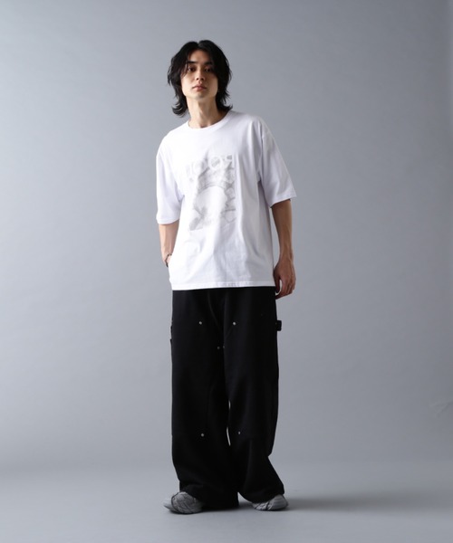 DANKE SCHON(ダンケシェーン)の「DankeSchon/ダンケシェーン/480HW SWEAT W-KNEE PAINTER PANTS(スウェットパンツ・メンズ・ブラウン/ブラック・S/M/L)」の7枚目の写真