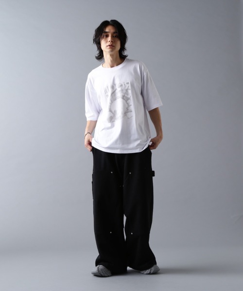 DANKE SCHON(ダンケシェーン)の「DankeSchon/ダンケシェーン/480HW SWEAT W-KNEE PAINTER PANTS(スウェットパンツ・メンズ・ブラウン/ブラック・S/M/L)」の8枚目の写真