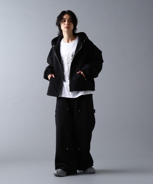 DANKE SCHON(ダンケシェーン)の「DankeSchon/ダンケシェーン/480HW SWEAT W-KNEE PAINTER PANTS(スウェットパンツ・メンズ・ブラウン/ブラック・S/M/L)」の20枚目の写真