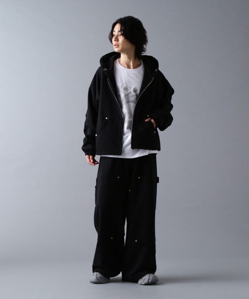 DANKE SCHON(ダンケシェーン)の「DankeSchon/ダンケシェーン/480HW SWEAT W-KNEE PAINTER PANTS(スウェットパンツ・メンズ・ブラウン/ブラック・S/M/L)」の21枚目の写真