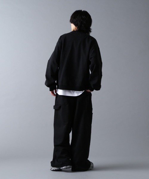 DANKE SCHON(ダンケシェーン)の「DankeSchon/ダンケシェーン/480HW SWEAT W-KNEE PAINTER PANTS(スウェットパンツ・メンズ・ブラウン/ブラック・S/M/L)」の15枚目の写真