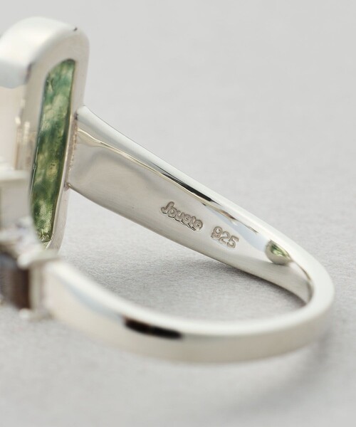 フォークリング] モスアゲート（リング）｜Jouete（ジュエッテ）の