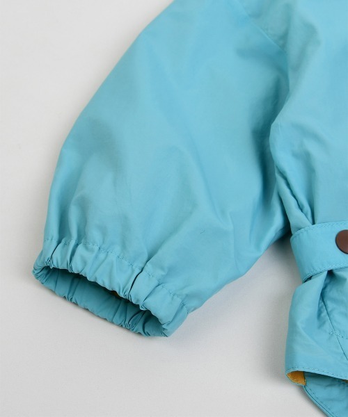 moimoln（モイモルン）の「【ReRe】フード付きウィンドブレーカー（ナイロンジャケット・キッズ・ミント/クリーム・90cm/100cm/110cm/120cm/130cm）」の9枚目の写真