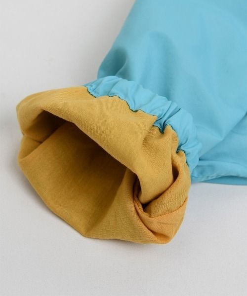 moimoln（モイモルン）の「【ReRe】フード付きウィンドブレーカー（ナイロンジャケット・キッズ・ミント/クリーム・90cm/100cm/110cm/120cm/130cm）」の10枚目の写真