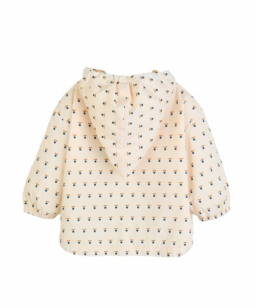 moimoln（モイモルン）の「【ReRe】フード付きウィンドブレーカー（ナイロンジャケット・キッズ・ミント/クリーム・90cm/100cm/110cm/120cm/130cm）」の12枚目の写真