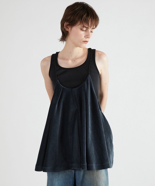 crinkle crinkle crinkle▪️キャミソールブラウス crinkle キャミソール 「crinkle crinkle」asymmetry flower