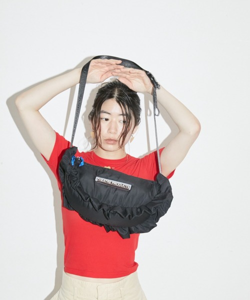 THEATRE PRODUCTS（シアタープロダクツ）の「パファーフリルショルダーバッグ（ショルダーバッグ・レディース・ブラック/グレー・FREE）」の22枚目の写真