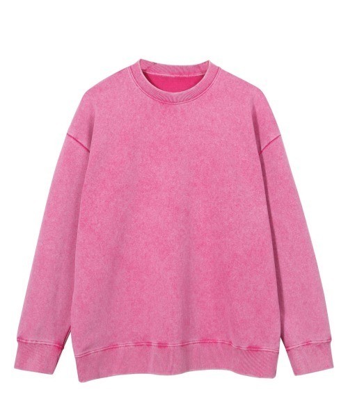 セール】ブラックアウト ピグメント加工 オーバーサイズ トレーナー