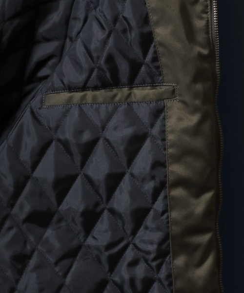 ANPAS（アンパス）の「ANPAS Corduroy Collar Fireman Buckle Hunting Jacket/ANPAS 別注 襟コーデュロイ ファイヤーマンバックル 薄中綿ハンティングジャケット ブルゾン アウター メンズ（ブルゾン・メンズ・ブラック/オリーブ・M/L/LL）」の10枚目の写真