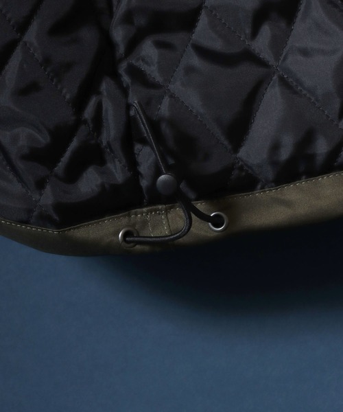 ANPAS（アンパス）の「ANPAS Corduroy Collar Fireman Buckle Hunting Jacket/ANPAS 別注 襟コーデュロイ ファイヤーマンバックル 薄中綿ハンティングジャケット ブルゾン アウター メンズ（ブルゾン・メンズ・ブラック/オリーブ・M/L/LL）」の17枚目の写真