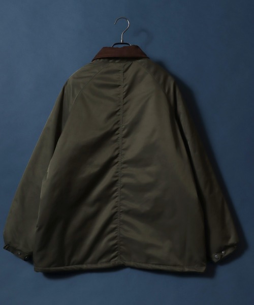 ANPAS（アンパス）の「ANPAS Corduroy Collar Fireman Buckle Hunting Jacket/ANPAS 別注 襟コーデュロイ ファイヤーマンバックル 薄中綿ハンティングジャケット ブルゾン アウター メンズ（ブルゾン・メンズ・ブラック/オリーブ・M/L/LL）」の5枚目の写真