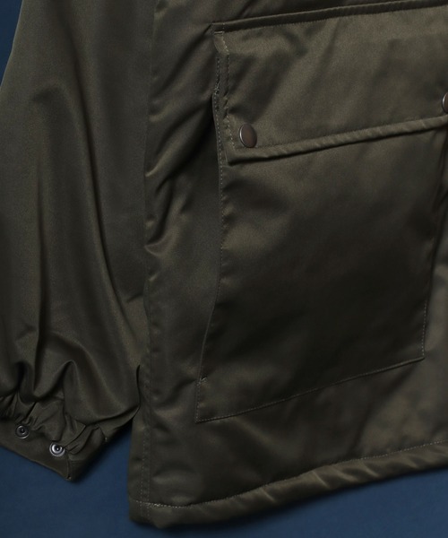 ANPAS（アンパス）の「ANPAS Corduroy Collar Fireman Buckle Hunting Jacket/ANPAS 別注 襟コーデュロイ ファイヤーマンバックル 薄中綿ハンティングジャケット ブルゾン アウター メンズ（ブルゾン・メンズ・ブラック/オリーブ・M/L/LL）」の16枚目の写真