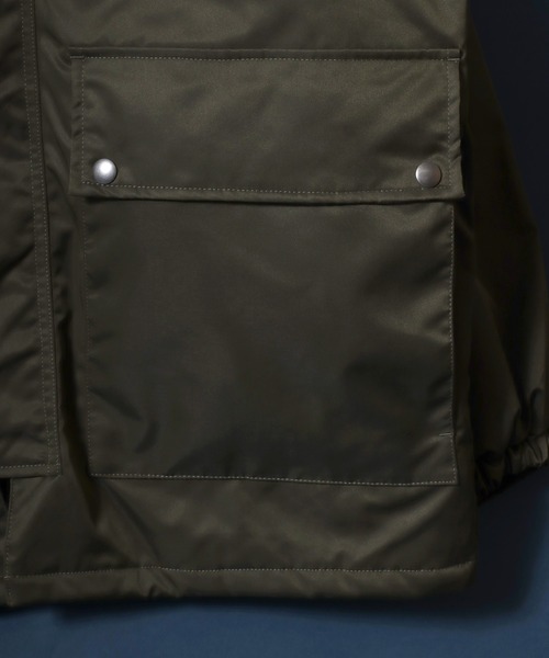 ANPAS（アンパス）の「ANPAS Corduroy Collar Fireman Buckle Hunting Jacket/ANPAS 別注 襟コーデュロイ ファイヤーマンバックル 薄中綿ハンティングジャケット ブルゾン アウター メンズ（ブルゾン・メンズ・ブラック/オリーブ・M/L/LL）」の14枚目の写真