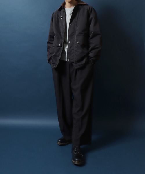 セール】ANPAS Corduroy Collar Fireman Buckle Hunting Jacket/ANPAS