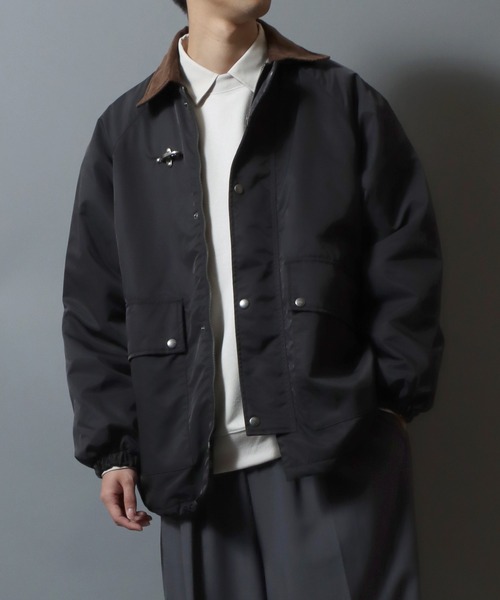 セール】ANPAS Corduroy Collar Fireman Buckle Hunting Jacket/ANPAS