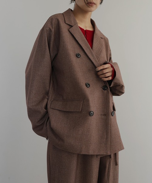 セール】チェックテーラードジャケット（テーラードジャケット