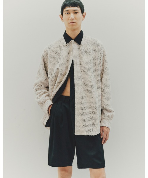 Juha（ユハ）の「2TUCK EASY SHORTS（スラックス・メンズ・ブラック/ネイビー/ブラウン・2/3/4）」の8枚目の写真