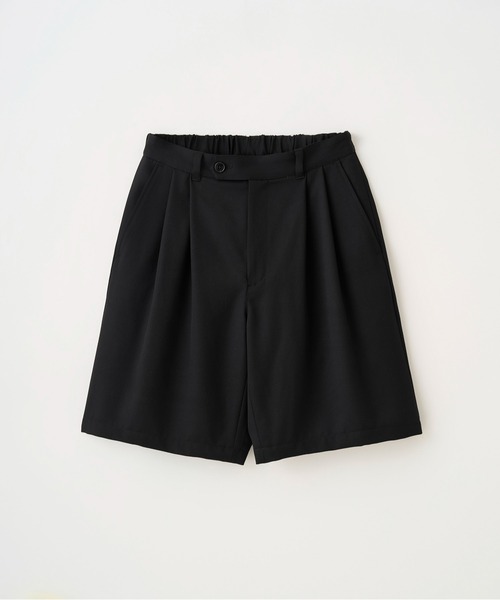 Juha（ユハ）の「2TUCK EASY SHORTS（スラックス・メンズ・ブラック/ネイビー/ブラウン・2/3/4）」の16枚目の写真
