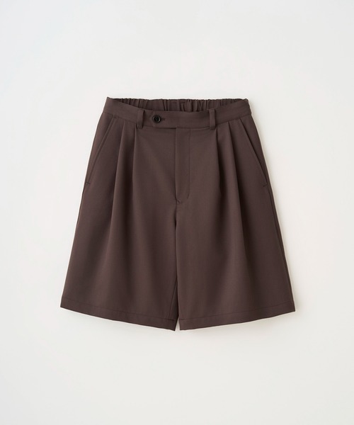 Juha（ユハ）の「2TUCK EASY SHORTS（スラックス・メンズ・ブラック/ネイビー/ブラウン・2/3/4）」の17枚目の写真