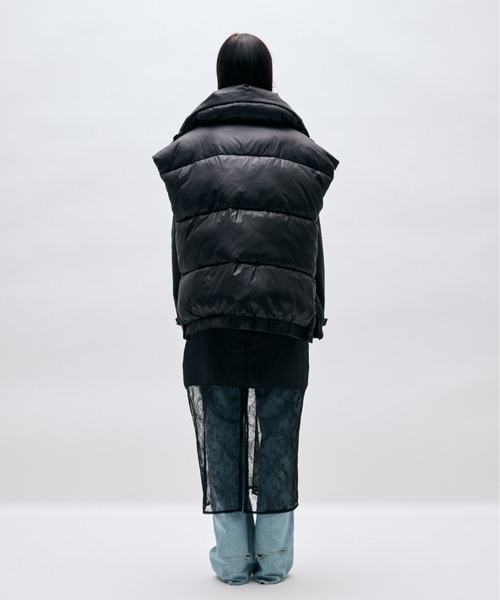 セール】ボリュームオーバーサイズ中綿ベスト（ダウンベスト）｜AIC