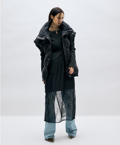 セール】ボリュームオーバーサイズ中綿ベスト（ダウンベスト）｜AIC