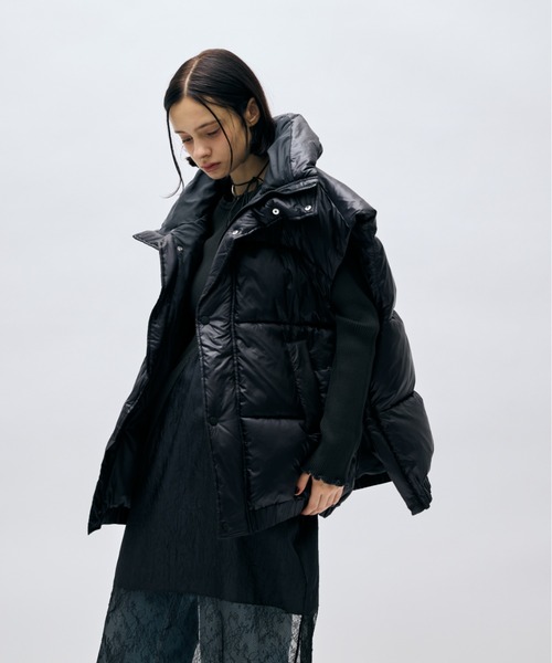 セール】ボリュームオーバーサイズ中綿ベスト（ダウンベスト）｜AIC